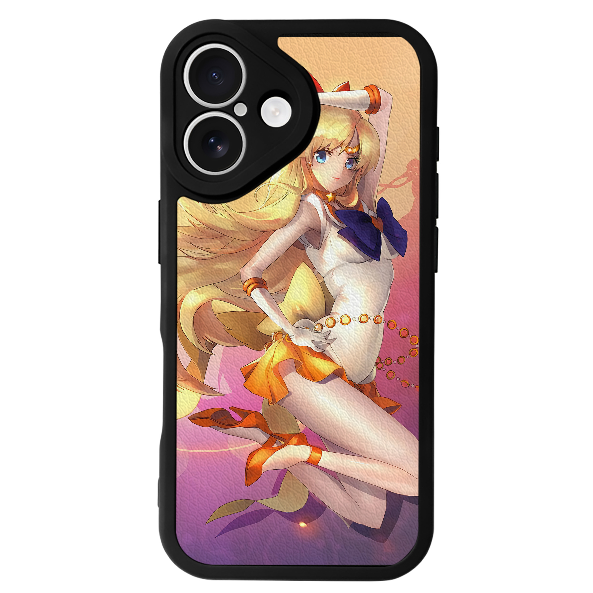 （画像用） 美少女戦士セーラームーン Sailor Moon 【iPhone 16シリーズ対応】シリコンスマホケース（レザー調） 材質：シリコン